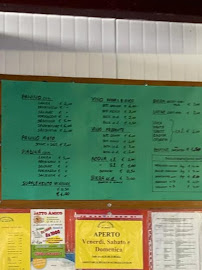 Menu / carte de Ristoro Panini Da Mario à Agugliano