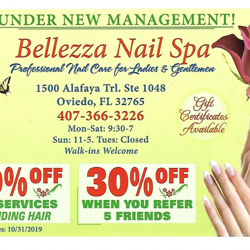 Beauty Salon «Bellezza Hair & Nail Studio», reviews and photos, 1500 Alafaya Trail #1048, Oviedo, FL 32765, USA