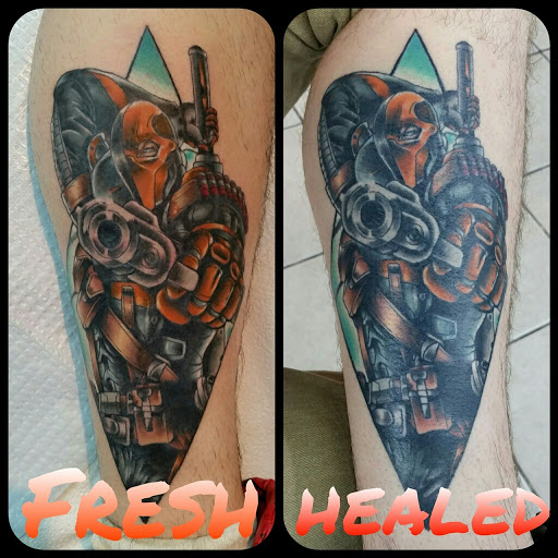 Explore tattoo ideas for dogs, creative tattoo ideas in Chicago, available at Royal Flesh Tattoo and Piercing