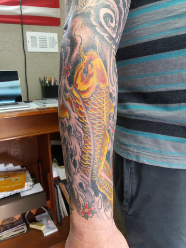 Explore handwriting tattoo ideas, creative tattoo ideas in Tulsa, available at Lucky Lizzard Tattoo, LLC.