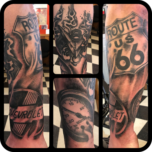 Explore damaged tattoo ideas, creative tattoo ideas in Black River Falls, available at Black River Tattoo