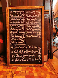 Menu / carte de Le Martel à Paris