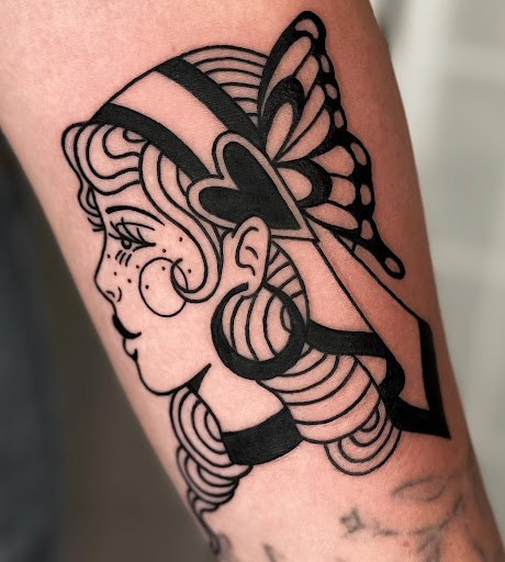 Explore cute monkey tattoo ideas, creative tattoo ideas in Bellefonte, available at Juniper Studio