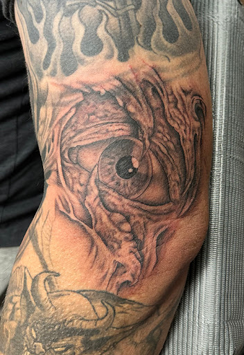 Explore corpse bride tattoo ideas, creative tattoo ideas in Mesa, available at Club Tattoo