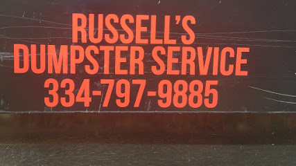 Russell's dumpster service