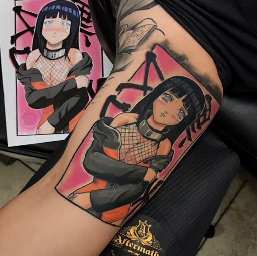 Explore back of neck tattoo cover up ideas, creative tattoo ideas in Katy, available at Artistic Impressions Tattoo Studio