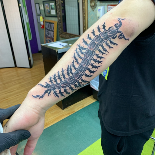 Explore drug overdose tattoo ideas, creative tattoo ideas in Miami, available at Bonsai Mike Tattoos