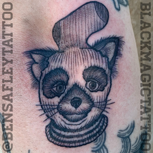Explore daisy tattoo ideas, creative tattoo ideas in Oklahoma City, available at Black Magic Tattoo