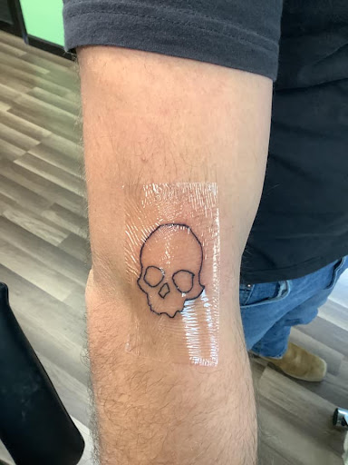 Explore heavy equipment tattoo ideas, creative tattoo ideas in Bradley, available at Rogers Tattooing & Body Piercing