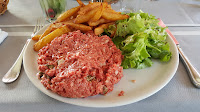 Steak tartare du Restaurant français Restaurant le bon repas à Barbezieux-Saint-Hilaire - n°1