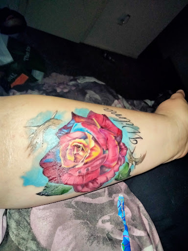 Explore women's spine tattoo ideas, creative tattoo ideas in Richmond, available at Loose Screw Tattoo