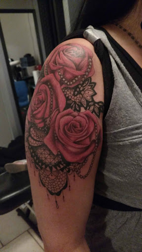 Explore sugar skull tattoo ideas, creative tattoo ideas in Espanola, available at Daydreamer Tattoo
