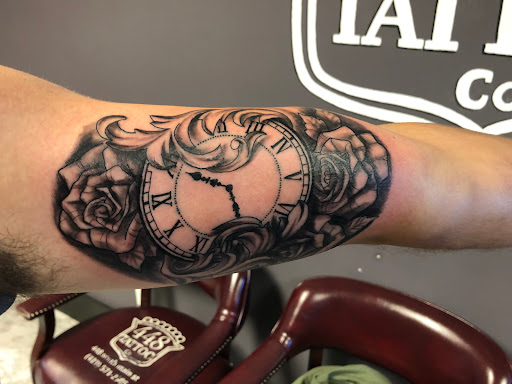 Explore outline tattoo ideas for guys, creative tattoo ideas in Mansfield, available at 448 Tattoo Company, llc