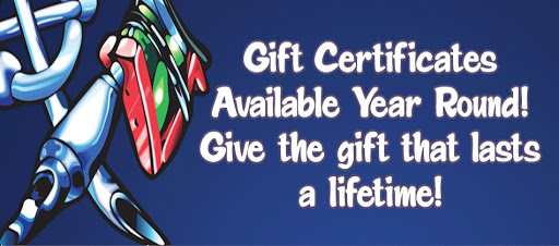 Explore bald head tattoo ideas, creative tattoo ideas in Elko, available at Tom Custom Tattoos and Body Piercing Studio