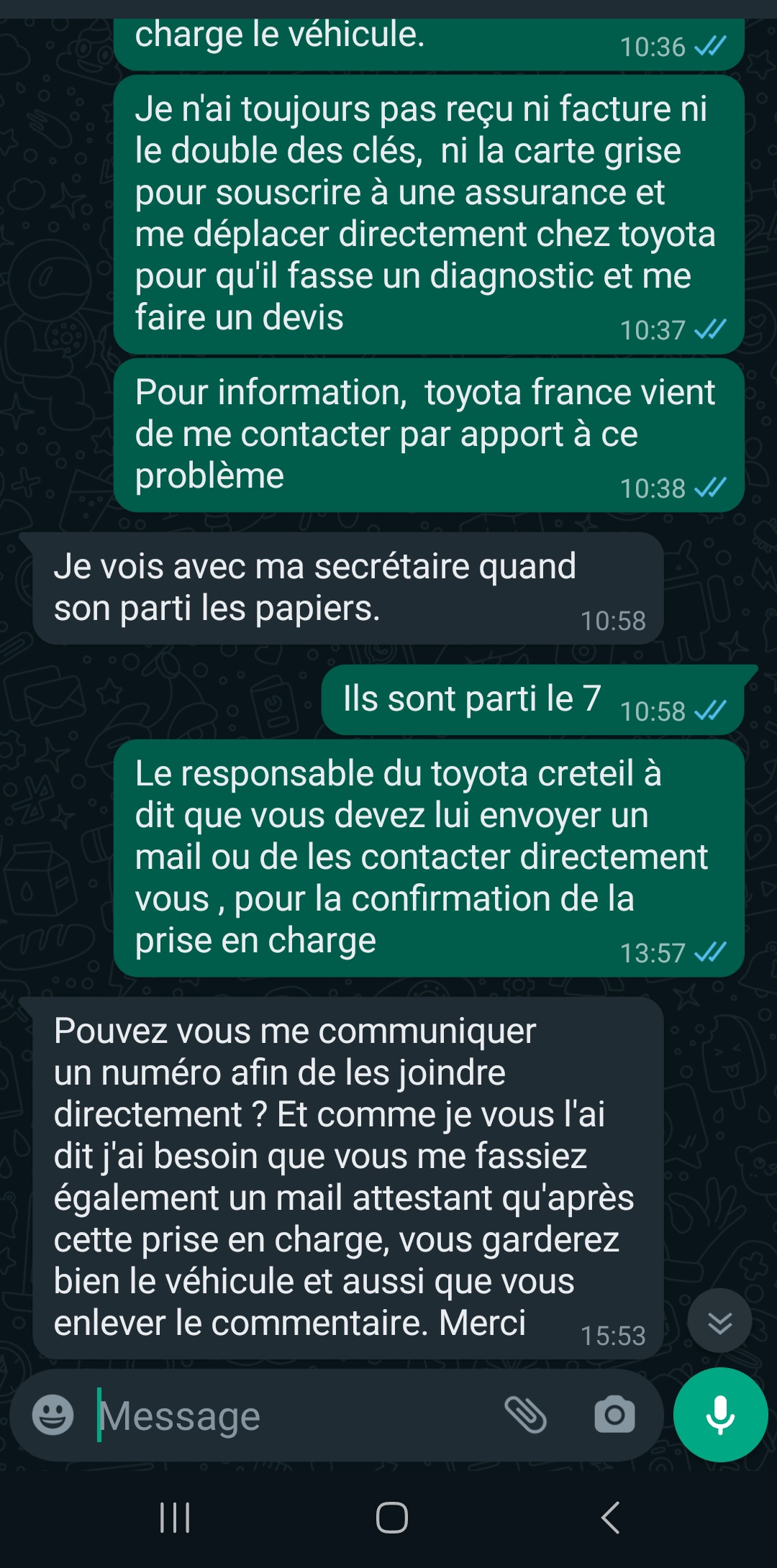 Photo n° 1 de l'avis de Boussad.a fait le 12/10/2023 à 08:44