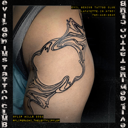 Explore small jeep tattoo ideas, creative tattoo ideas in Lafayette, available at Evil Genius Tattoo Club