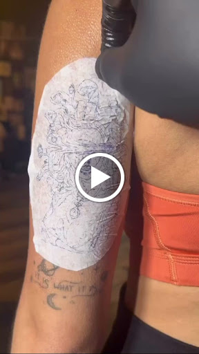 Explore jesus name tattoo ideas, creative tattoo ideas in Kissimmee, available at Fallen Sparrow Tattoo Co