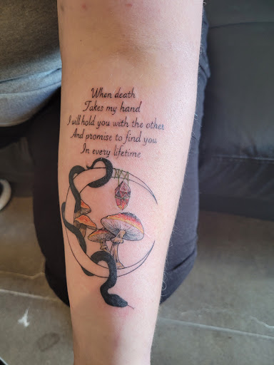 Explore tattoo ideas cancer survivor, creative tattoo ideas in Montgomery, available at Flying Eye Tattoo Studio