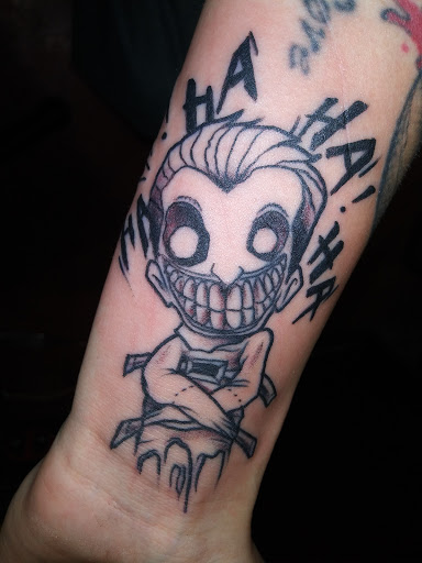 Explore sweeney todd tattoo ideas, creative tattoo ideas in Rochester, available at Mellow Madness Tattoo Parlor