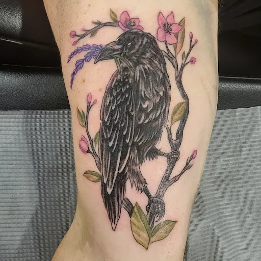Explore women's thigh tattoo ideas, creative tattoo ideas in Saint Johns, available at Ink Craft Studio