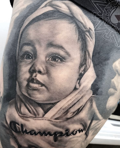 Explore spiritual tattoo ideas for men, creative tattoo ideas in San Antonio, available at Firme Copias Tattoo Studio