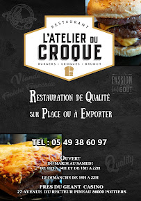 Aliment-réconfort du Restauration rapide L'Atelier du Croque Poitiers - n°12
