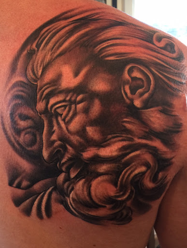 Explore tree tattoo sleeve ideas, creative tattoo ideas in Hanover, available at Gypsy Skull Tattoo