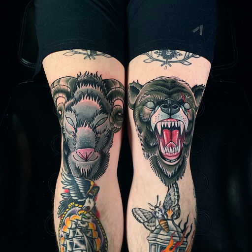 Explore religious tattoo idea, creative tattoo ideas in Tacoma, available at Ghostline Tattoo