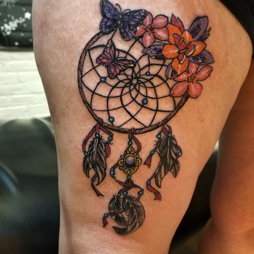 Explore nautical star tattoo ideas, creative tattoo ideas in Cumberland, available at Queen City Ink