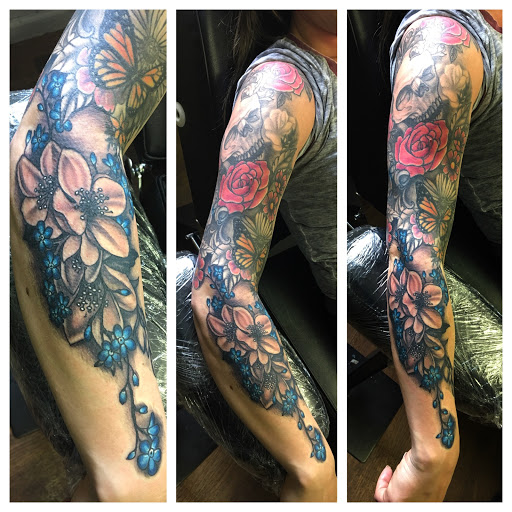 Explore cover up ideas for wrist tattoo, creative tattoo ideas in Princeton, available at The Asylum Tattoos & Fine Art