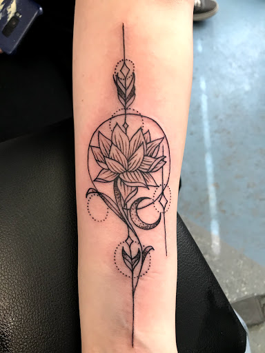 Explore tattoo blending ideas, creative tattoo ideas in Muncie, available at The Tattoo Studio