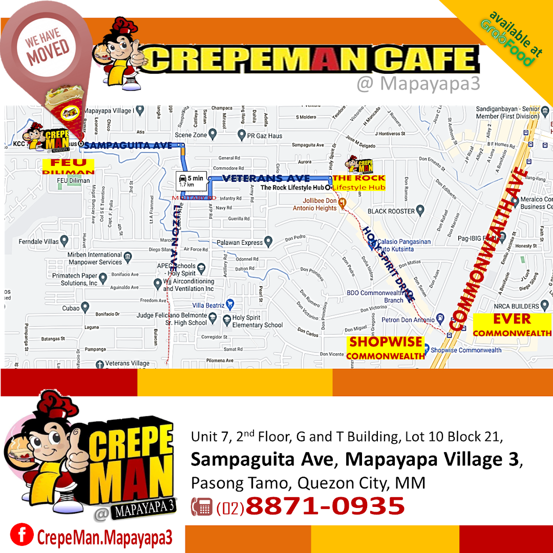 Crepeman Cafe - Mapayapa 3