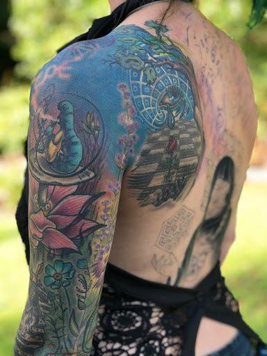 Explore waist tattoo ideas, creative tattoo ideas in Jacksonville, available at Electric Legacy Tattoo