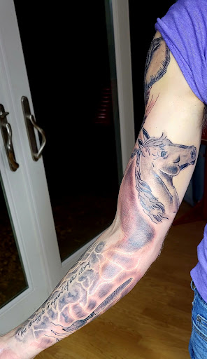 Explore athletic tattoo ideas, creative tattoo ideas in Meridian, available at SK-Tattoo1