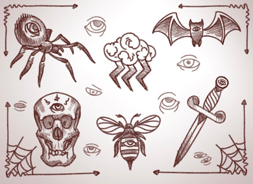 Explore cross with names tattoo ideas, creative tattoo ideas in Marietta, available at The Queen Bee Tattoo and Piercing Parlour