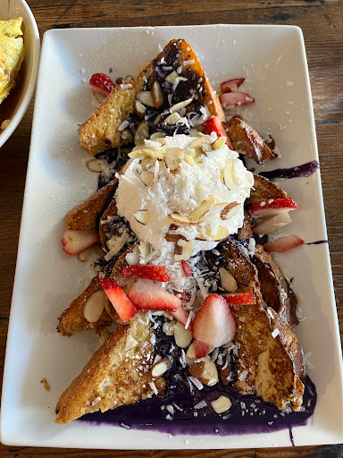 Ube tres leches French toast