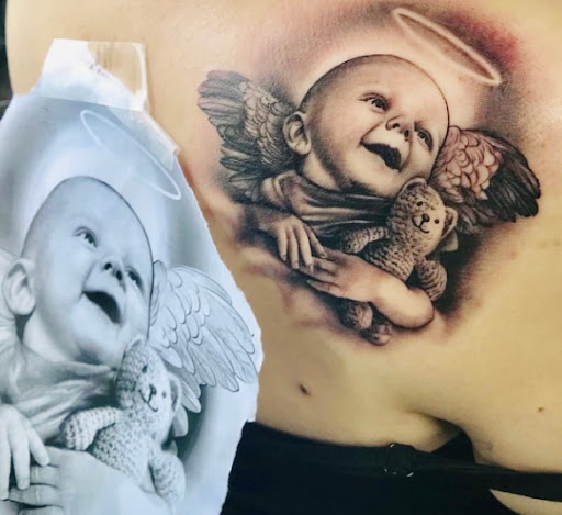 Explore step daughter tattoo ideas, creative tattoo ideas in San Diego, available at SD Tattoo