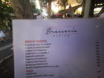 Restaurant L‘occitan à Menton (le menu)