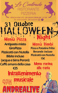 'Le Contrade' - Ristorante Pizzeria à Ronciglione menu