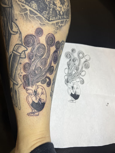 Explore poke and stick tattoo ideas, creative tattoo ideas in Wilmington, available at Rogue Tattoo Studio
