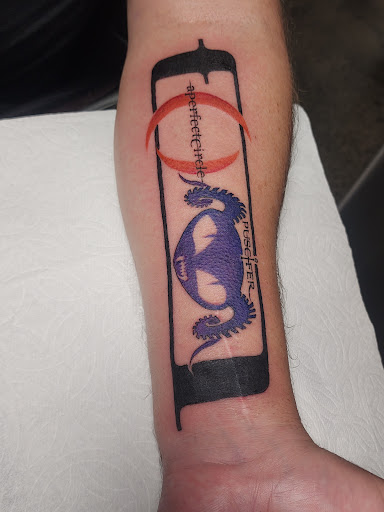 Explore traveler tattoo ideas, creative tattoo ideas in Glendale, available at Knucklehead Tattoo Shop