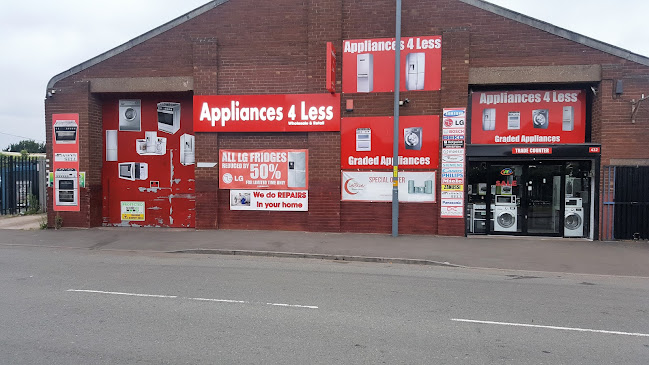 Reviews of Appliances4less. Spacious, showroom selling domestic appliances including fridges, cookers and dishwashers in Birmingham - Appliance store