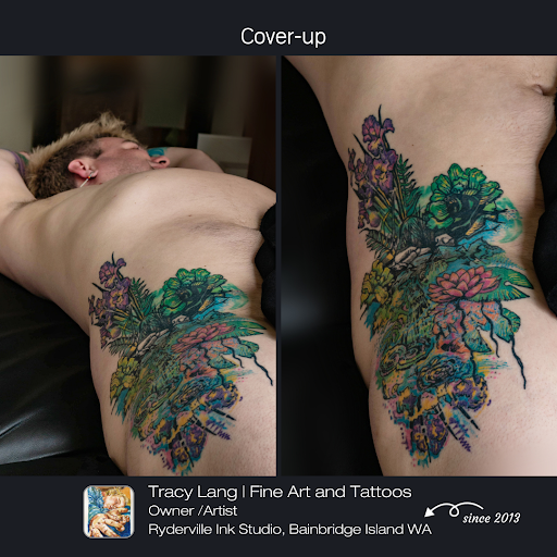 Explore tattoo ideas with initials, creative tattoo ideas in Bainbridge Island, available at Ryderville Ink Tattoos & Fine Art