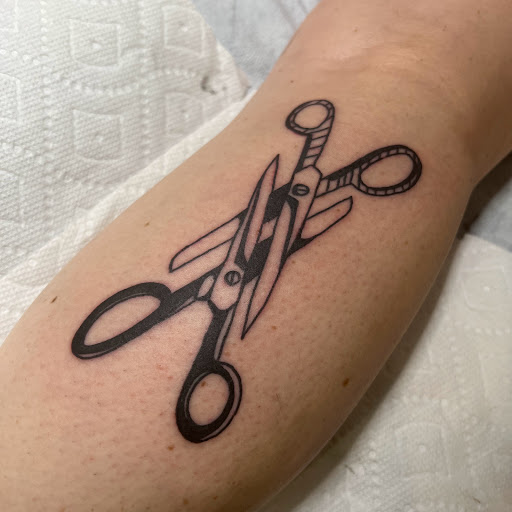 Explore logger tattoo ideas, creative tattoo ideas in Buffalo, available at True Gloom Tattoo Studio