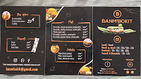 Menu / carte de BANM BOKIT à Paris