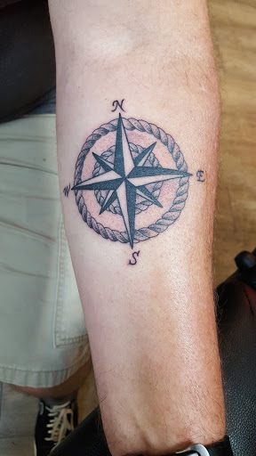 Explore paintbrush tattoo ideas, creative tattoo ideas in Salem, available at Oregon Tattoo Co