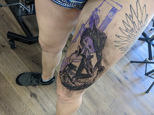 Explore wrench tattoo ideas, creative tattoo ideas in San Diego, available at High Class Tattoo SD