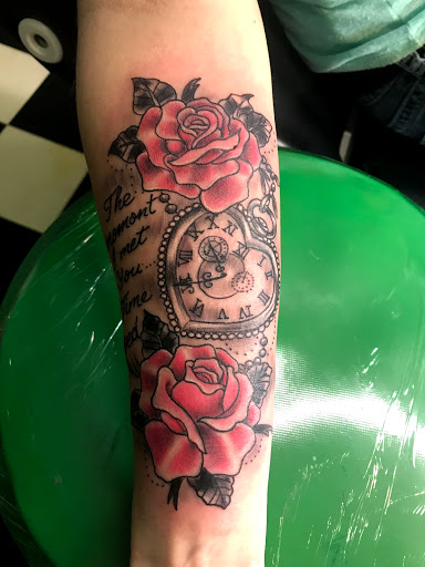 Explore buffy tattoo ideas, creative tattoo ideas in Hamilton, available at Glass Ink Tattoo