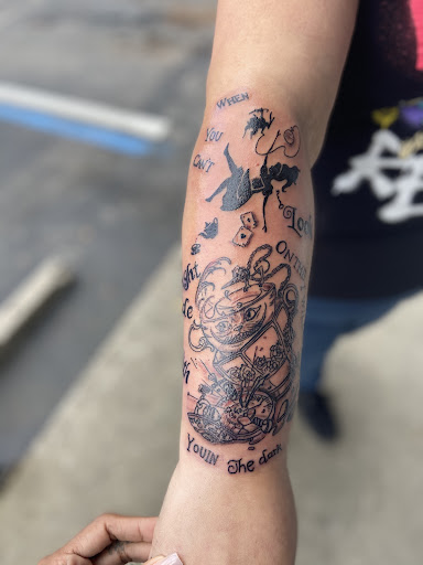 Explore rib tattoos for men ideas, creative tattoo ideas in Ocala, available at The Black Sheep Tattoo Shop