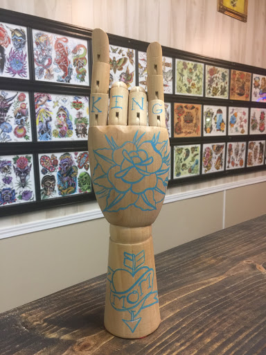 Explore leg sleeve tattoo ideas, creative tattoo ideas in Benton, available at Three KingsTattoos